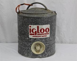 Vintage Igloo Industrial Water Cooler