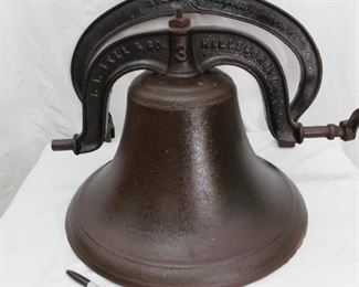 1886 Hills Bros. CS Bell Company Farm Bell 