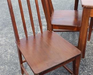 Beautiful Mid Century Dining Table and Six Chairs 