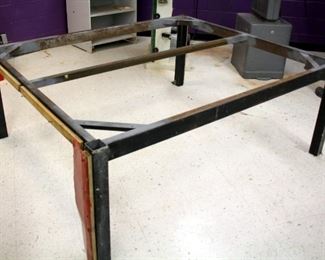 Steel Table Base, 26" x 69" x 57.5"