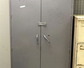 All-Steel Equipment 2 Door Storage Cabinet, 78" x 36" x 18"