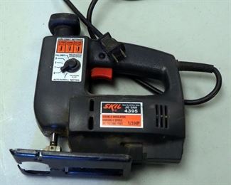 Skil Electric Jig Saw, Model 4395, And Wizard Orbital Sander, Model BE600786