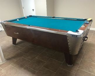 Amazing mid century pool table. $1500