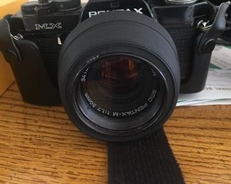 Pentax camera and accessories 