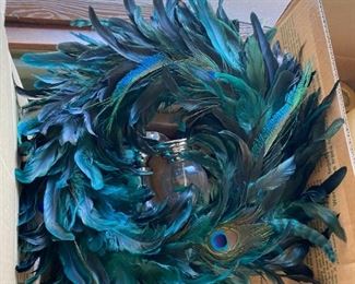 peacock wreath 