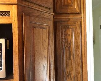 amazing solid oak cabinets custom made by Hartsville Cabinets 