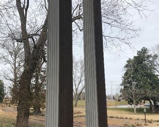 columns out front (can not be removed till after sale)