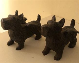 cast iron scottie dogs
