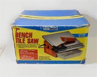 Chicago Electric 7" Bench Top Tile Saw
