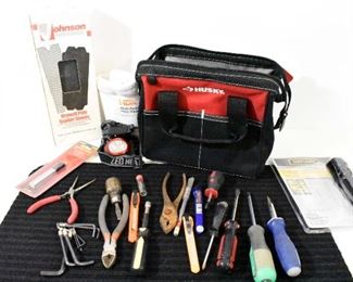 Husky 10" Tool Bag New with Various Tools