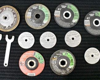 4 1/2" Grinding Wheels, Flap Disc, Z-Disk & More