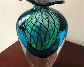 Murano art glass vase