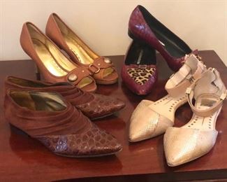 Wonderful collection of ladies shoes and boots, size 6-6.5, including Cole Haan Tieks, Steve Madden, Arch, Uggs, J. Crew, Tony Burch and more