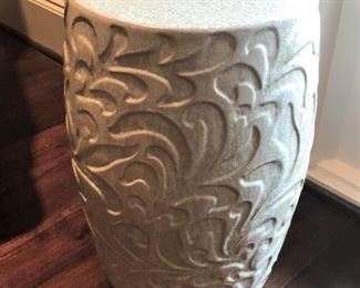 Ceramic garden stool