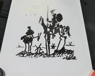 2 Picasso Don Quixote Posters
Description 	
One of the posters has some stains
UPS STORE PACKING & SHIPPING