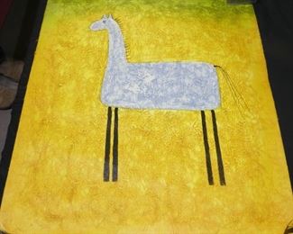 Abstract Stylized Horse Artwork
Description 	
27.5" x 23.5"
UPS STORE PACKING & SHIPPING