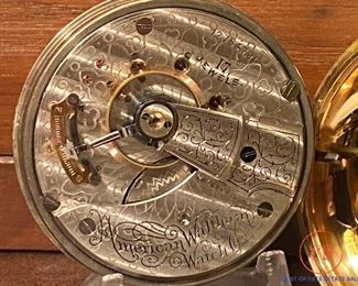 WALTHAM 1903 17 Jewel Hunting 18s Pocket Watch