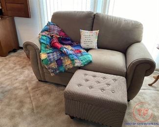 Robinson and Robinson Micro Fiber Love Seat