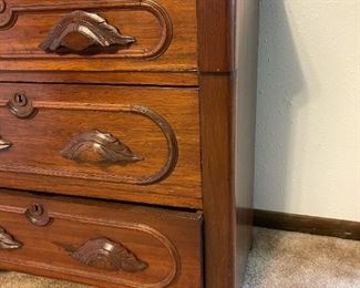 Antique Side Table with Acorn Pulls