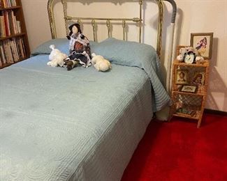 Vintage Brass Headboard Single Bed