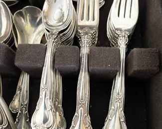 GORHAM Sterling Silver Flatware Set - Chantilly Pattern