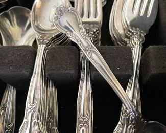 GORHAM Sterling Silver Flatware Set - Chantilly Pattern