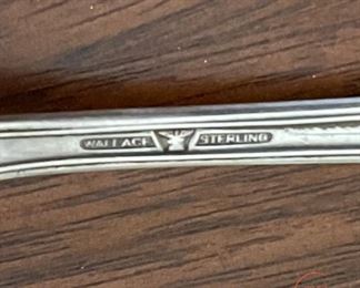 Wallace STERLING SILVER Flatware Set - Rose Point Pattern