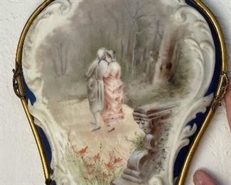 RARE Large Magnificent WAVE CREST WARE Figural Wall Plaque 