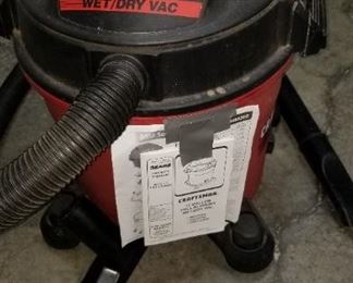 Craftsman Wet/Dry Vac, like new