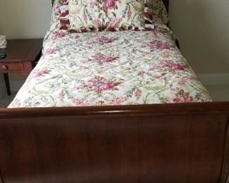 Matching Pair of Twin Sleigh Beds