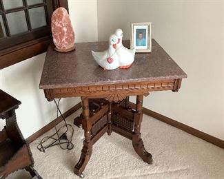 eastlake marble top table