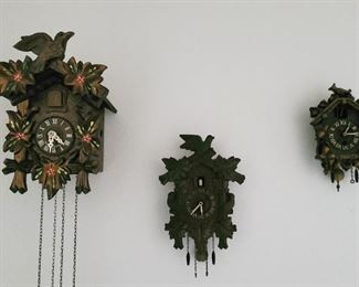 One Day Cuckoo Wall Clocks