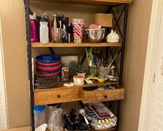 Rack shelf unit distressed style 