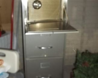 file cabinet with safe inside -Brand is Invincible with combination lock