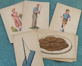 Sally, Dick and Jane flash cards