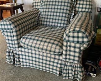 Comfy checked  chair