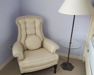 Upholstered Chair Lamp