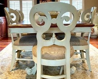 detail - great look to these French Country Chairs!