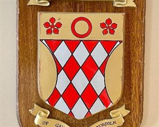 Item 26:  Of Gaywood Hall, Norfolk Coat of Arms - 7" x 10.25": $35