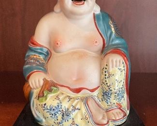 Item 32:  Vintage Japanese Buddha on Stand - 6":  $75