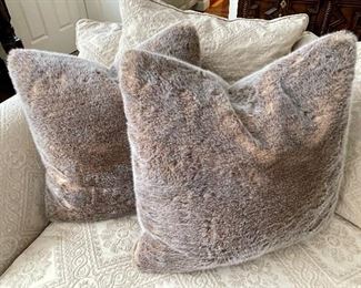 Item 56:  (4) Restoration Hardware Down Pillows - 22" x 20":  $60/Each