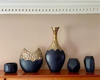 Item 105:  (5) Assorted Home Decor:   $75 for 5                                                                     Tallest - 23"                                                                                                                              Shortest (candle)  - 7" 