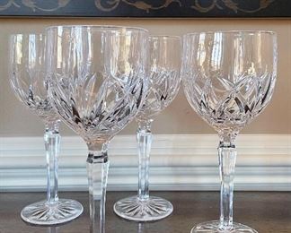 Item 216:  (4) Marquis by Waterford Water Goblets:  $65