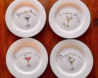 Item 236:  Pottery Barn Martini Plates - 8": $25