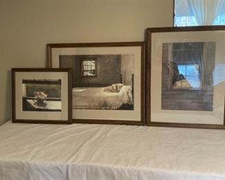 3 Andrew Wyeth Prints