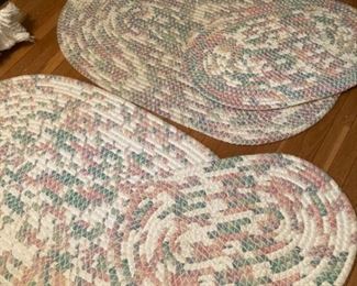 Light Colored Oval Braided Rugs