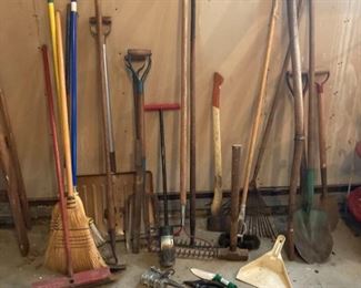 Nice Assortment of Garden Yard Tools