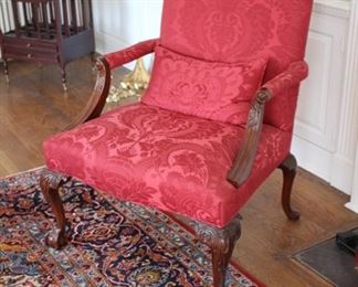 Pair Martha Washington armchairs