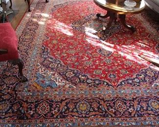 Hand woven Oriental rug