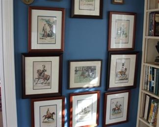 Collection of french military prints